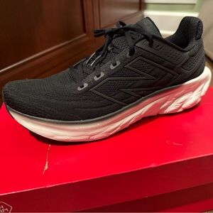 NEW BALANCE Fresh Foam 1080V13 Running Shoe Black White Size 13 Men